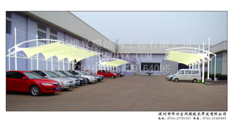 膜結(jié)構(gòu)車棚，如何抗臺風